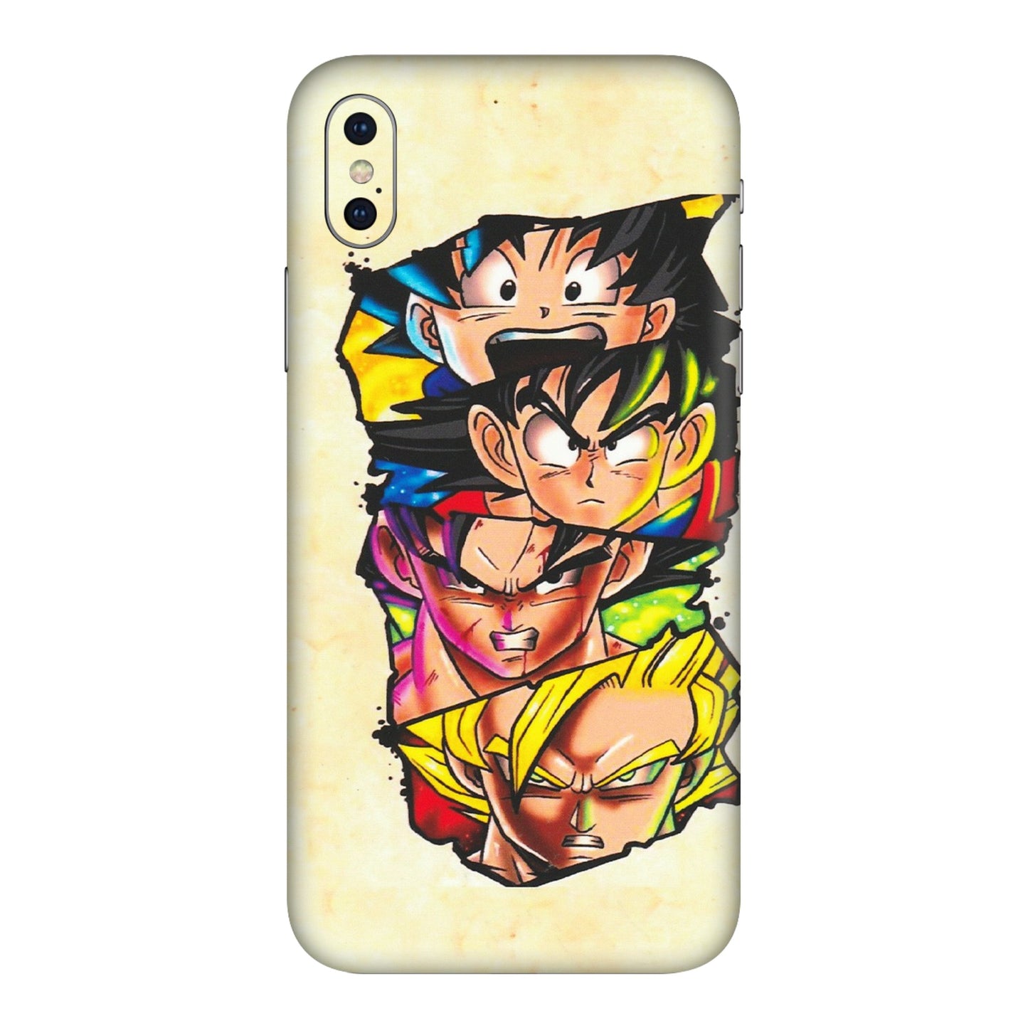 Apple iPhone Skins (All Models) - Angry Multi Anime - Matte Finish (M-113) iPhone XS