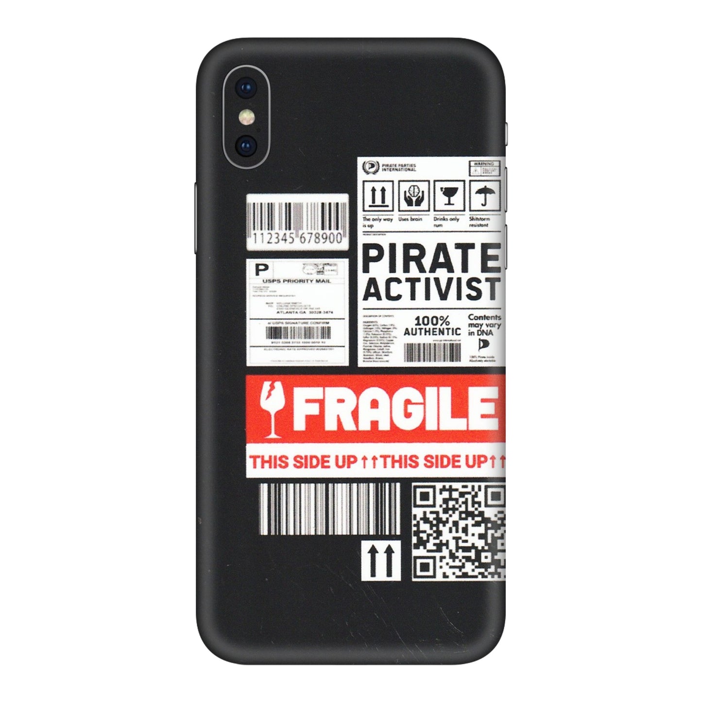 Apple iPhone Skins (All Models) - Handle With Care - Matte Finish (M-99) iPhone XS