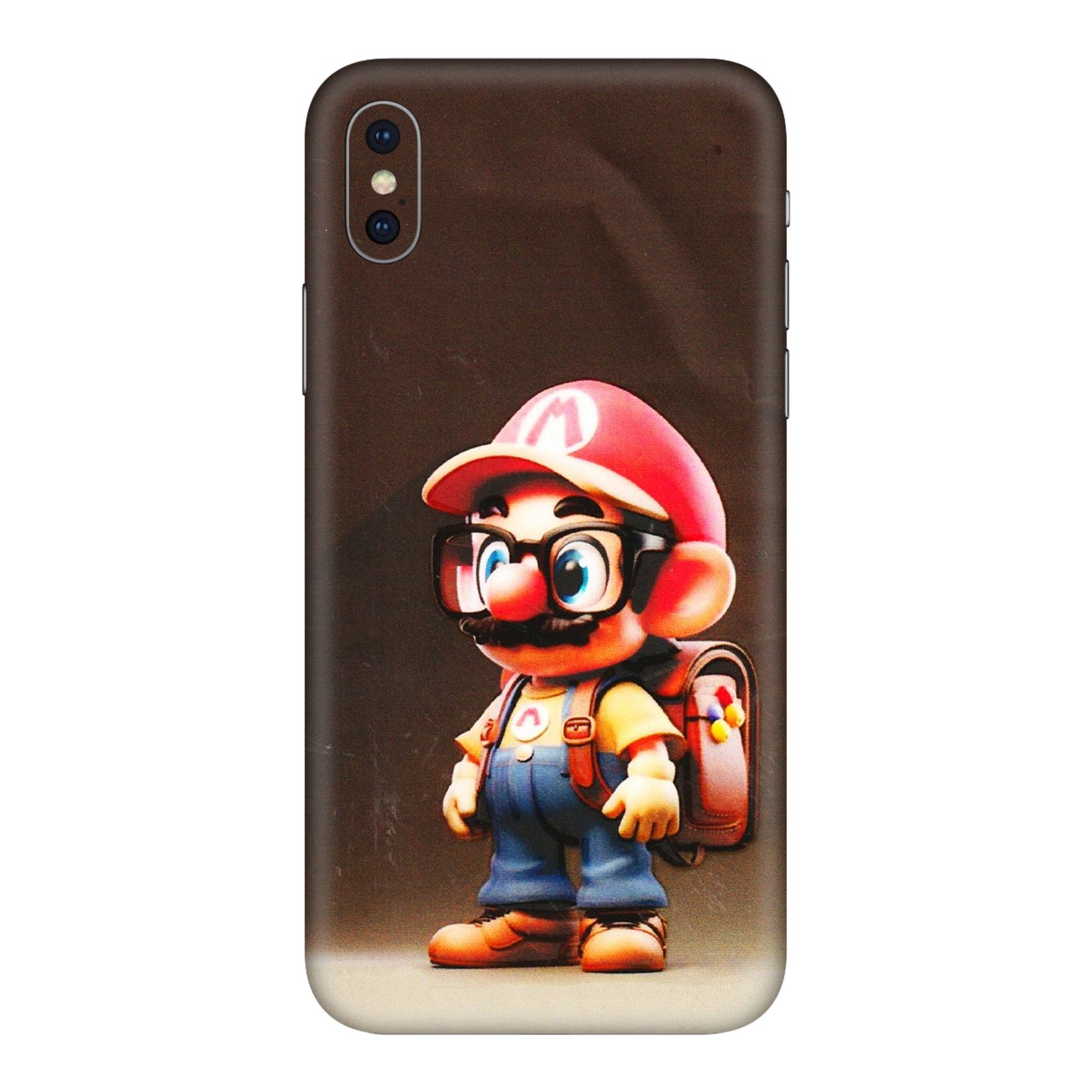Apple iPhone Skins (All Models) - Little Mario - 3D Embossed Finish (L-119) iPhone XS Max