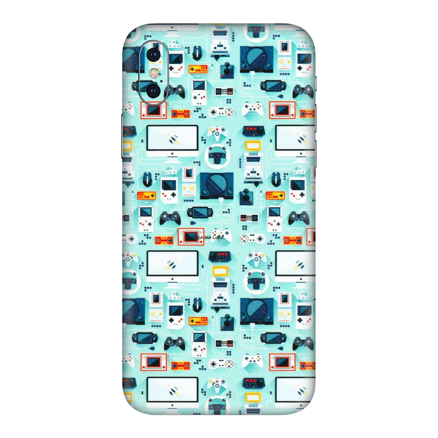 Apple iPhone Skins (All Models) - Gadgets Doodle - 3D Embossed Finish (L-184) iPhone XS Max