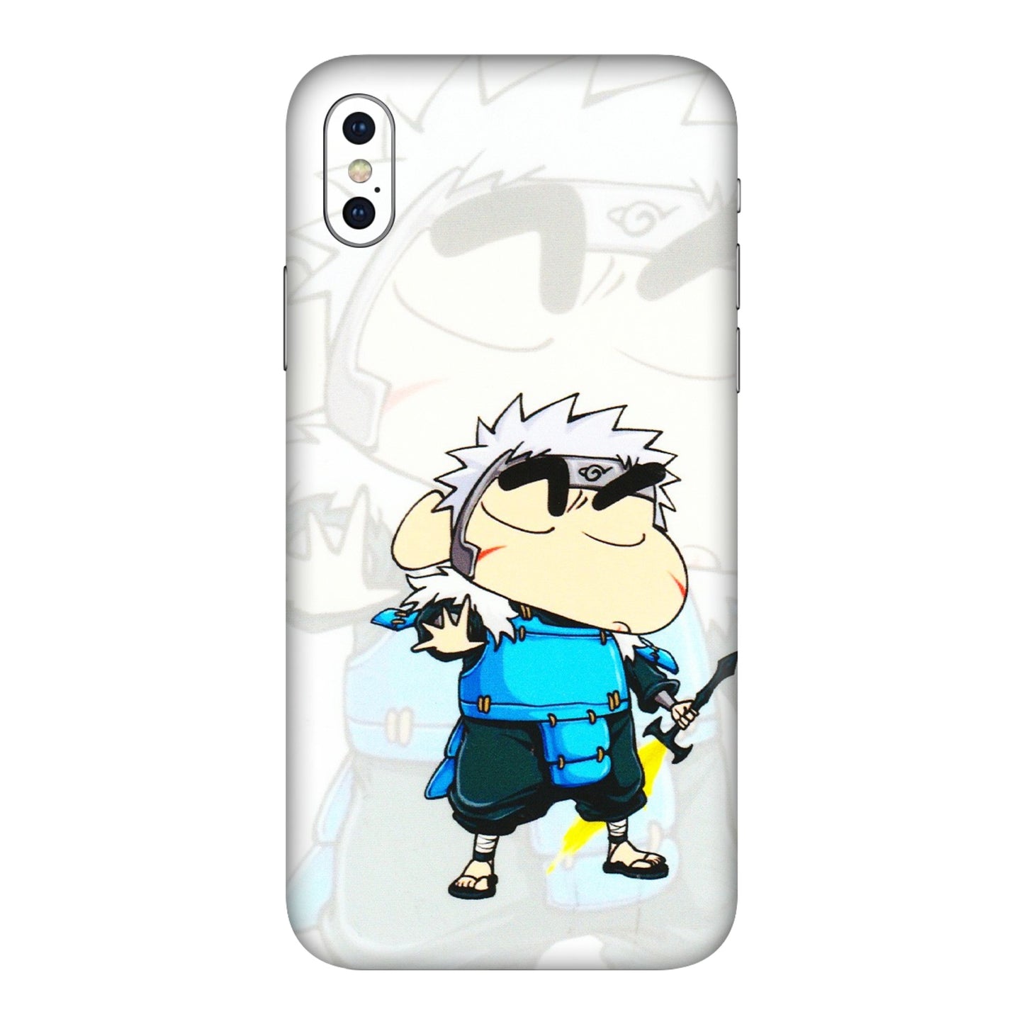 Apple iPhone Skins (All Models) - Angry Young Shinchan - 3D Embossed Finish (L-226) iPhone XS Max
