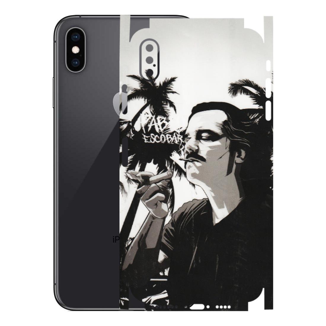 Apple iPhone Skins (All Models) - Pab Escobar - Transparent Finish (T-05) iPhone XS Max