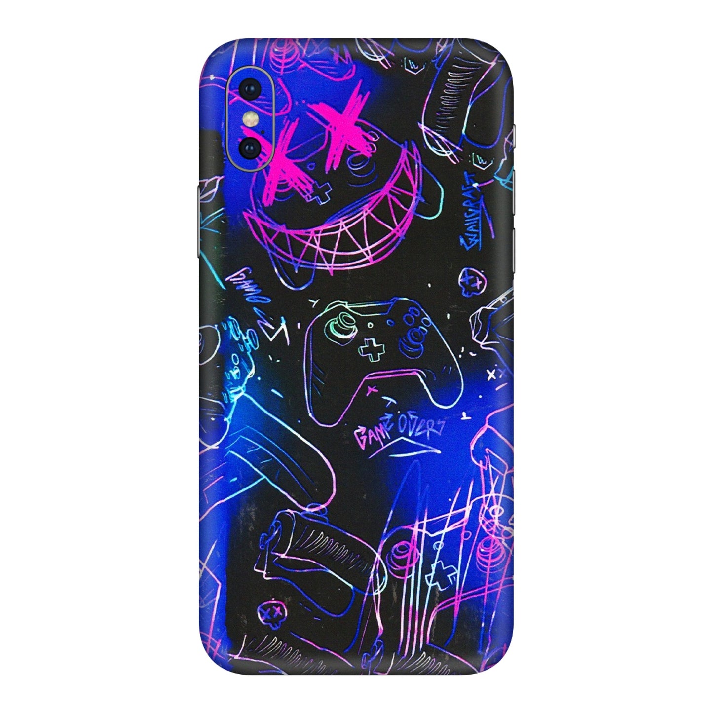 Apple iPhone Skins (All Models) - Gamers Paradise - 3D Embossed Finish (L-258) iPhone X