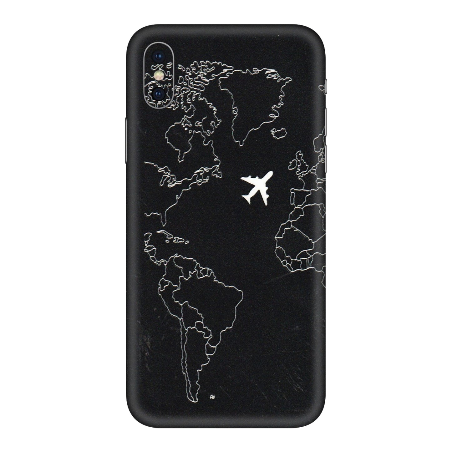 Apple iPhone Skins (All Models) - Never Ending Travel - 3D Embossed Finish (L-79) iPhone X
