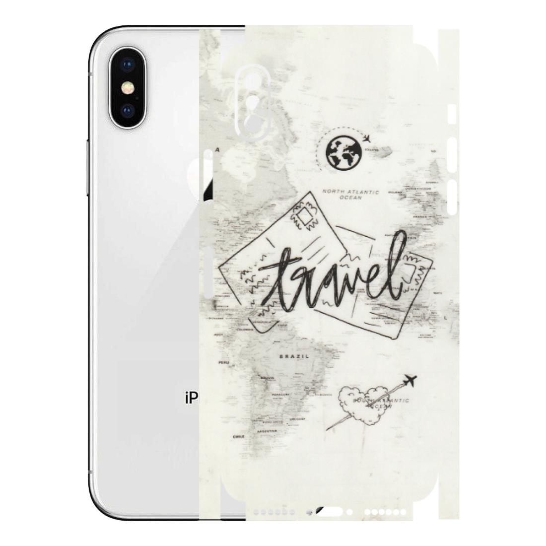 Apple iPhone Skins (All Models) - Travel Ticket - Transparent Finish (T-06) iPhone X