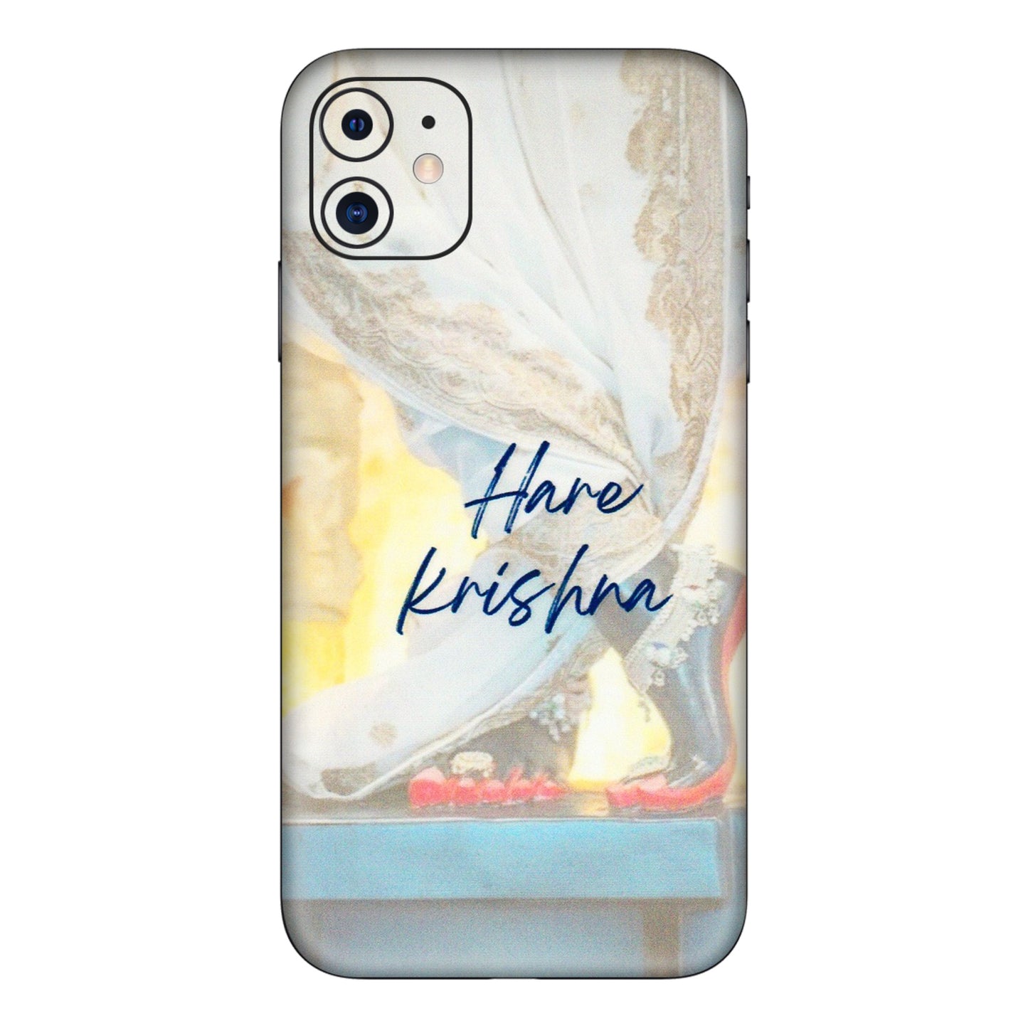 Apple iPhone Skins (All Models) - Hare Krishna - 3D Embossed Finish (L-03) iPhone 11