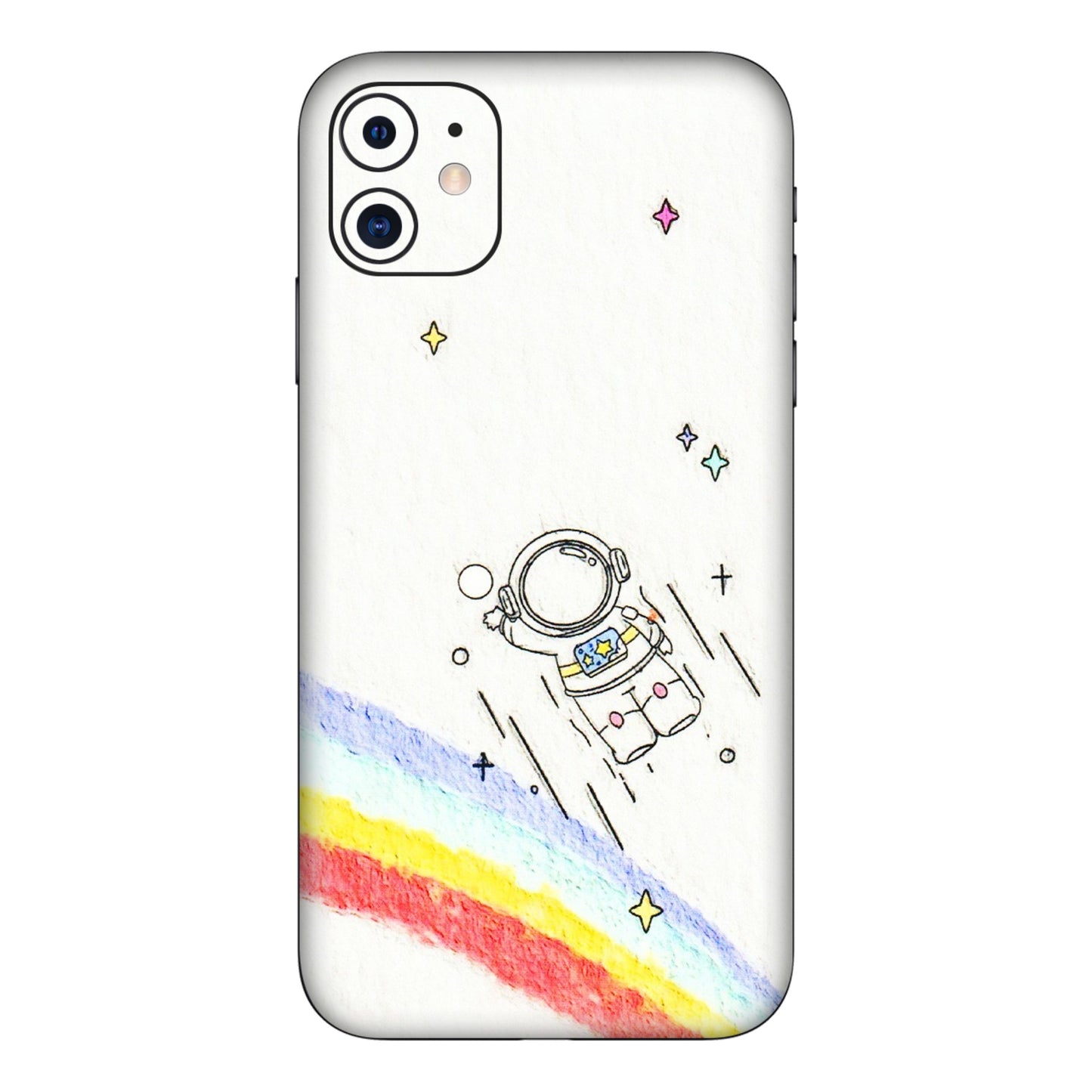 Apple iPhone Skins (All Models) - Milkyway Astronaut - 3D Embossed Finish (L-110) iPhone 11