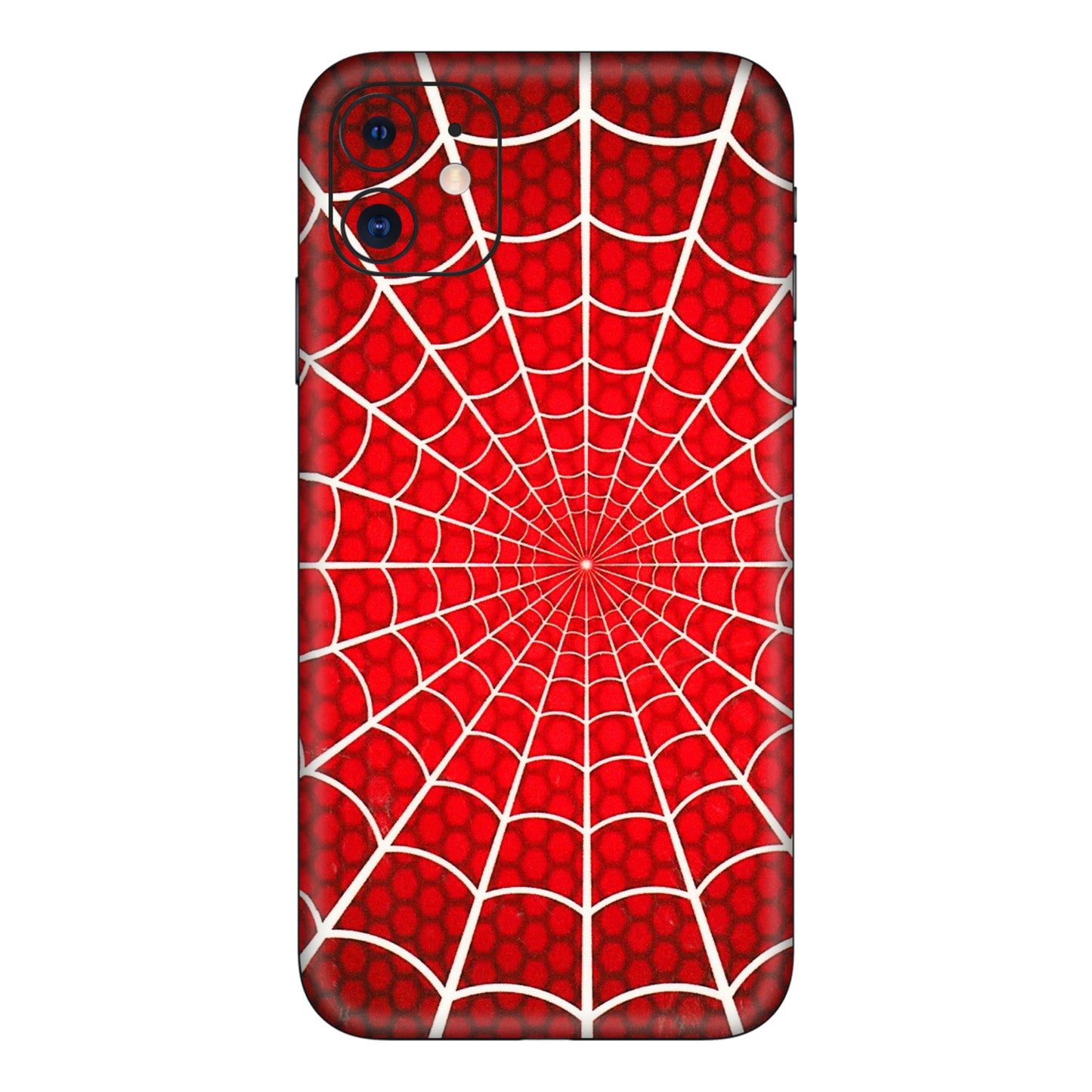 Apple iPhone Skins (All Models) - Classic Spidey Web - 3D Embossed Finish (L-115) iPhone 11