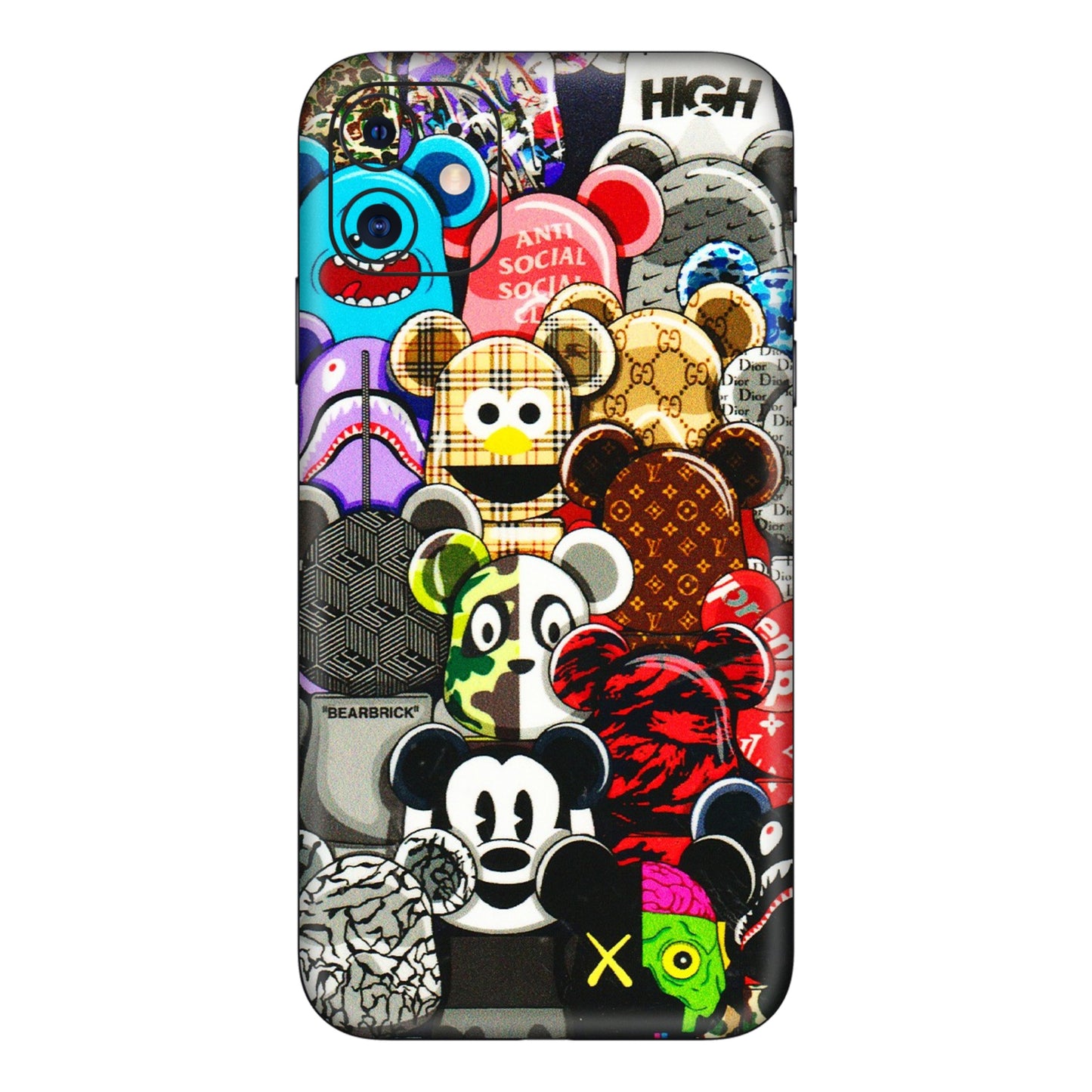 Apple iPhone Skins (All Models) - More Mickey Mouses - 3D Embossed Finish (L-118) iPhone 11