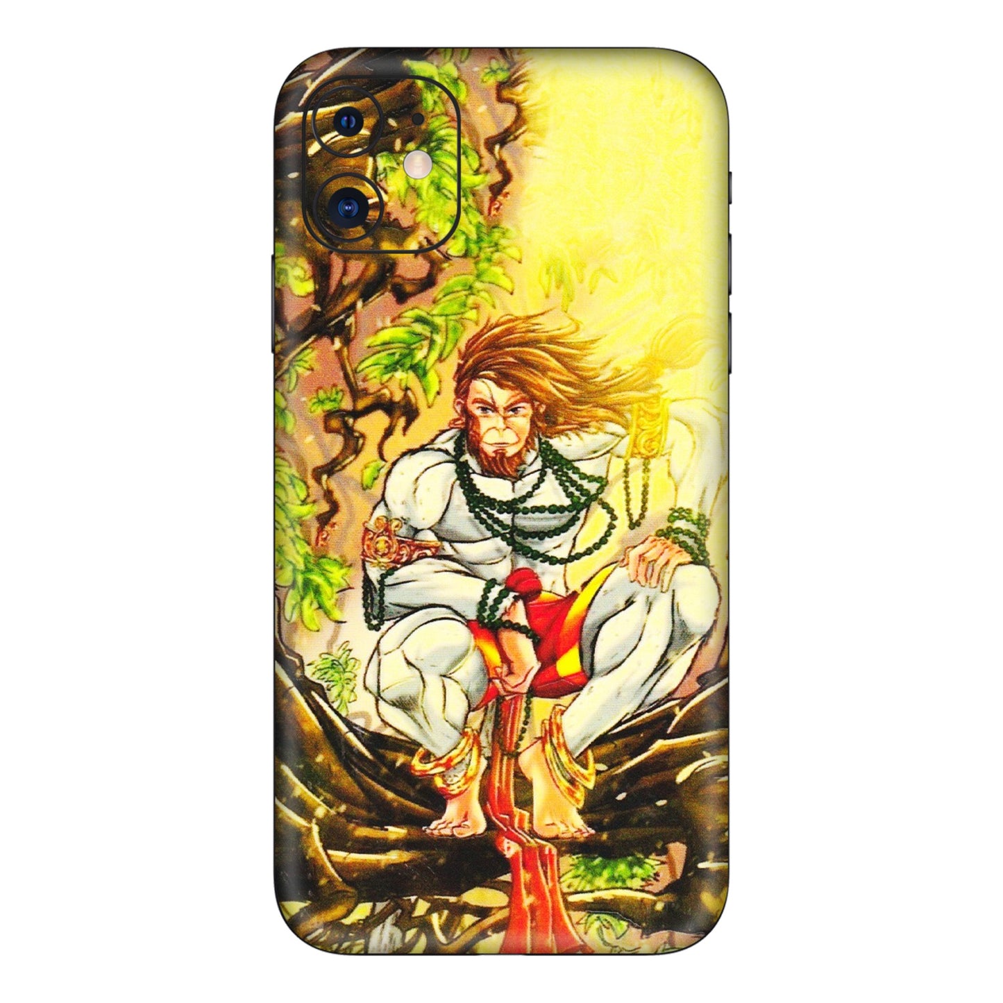 Apple iPhone Skins (All Models) - Lord Hanuman - 3D Embossed Finish (L-152) iPhone 11