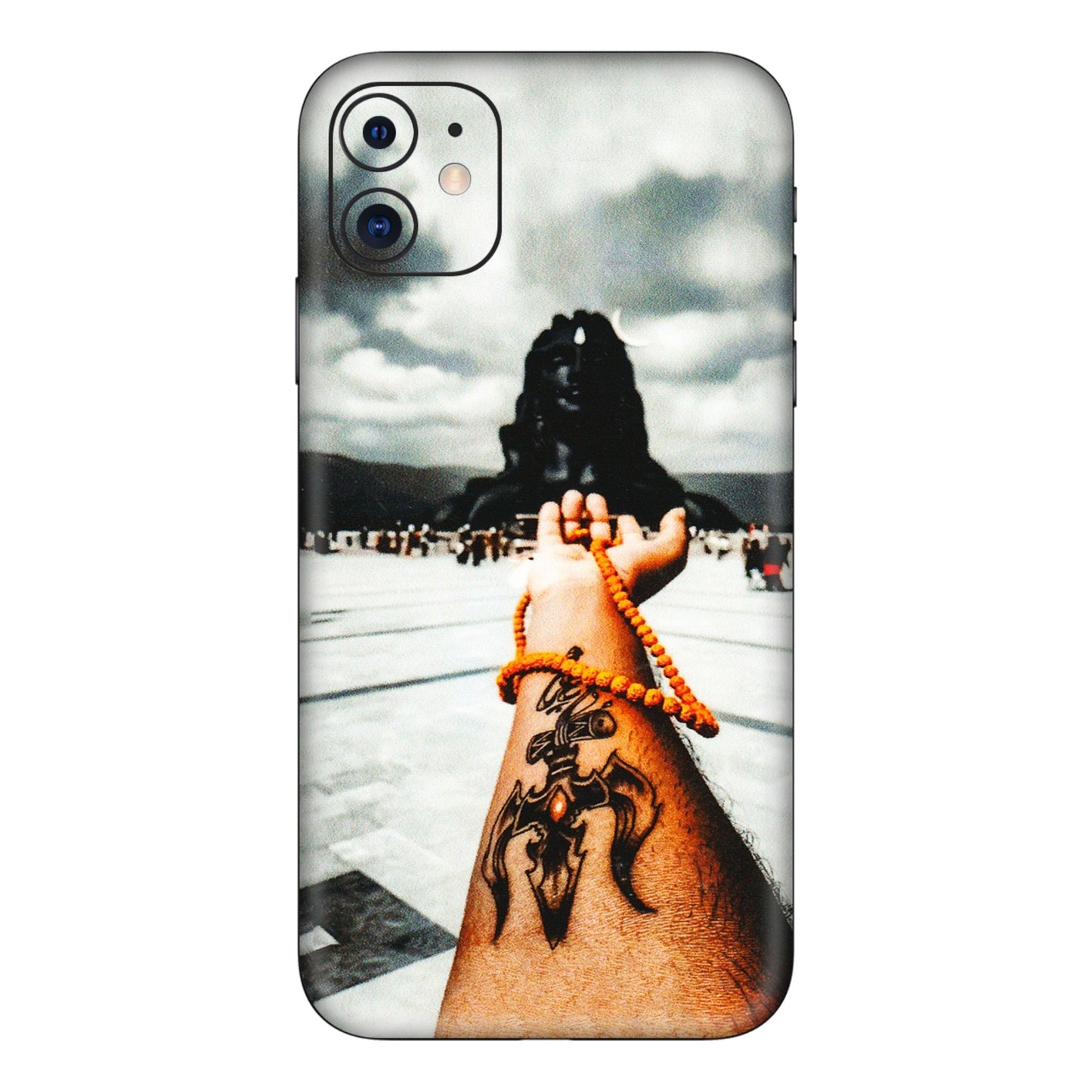 Apple iPhone Skins (All Models) - Jai Adiyogi Mahakaal - 3D Embossed Finish (L-164) iPhone 11