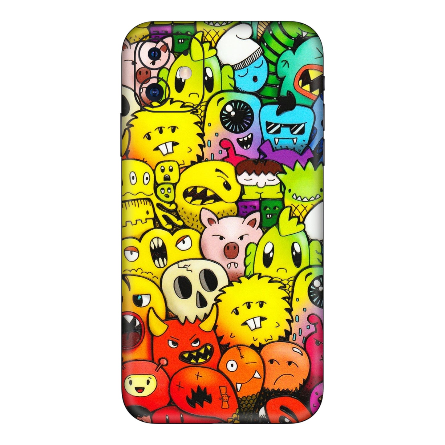 Apple iPhone Skins (All Models) - Angry Funkies - 3D Embossed Finish (L-169) iPhone 11