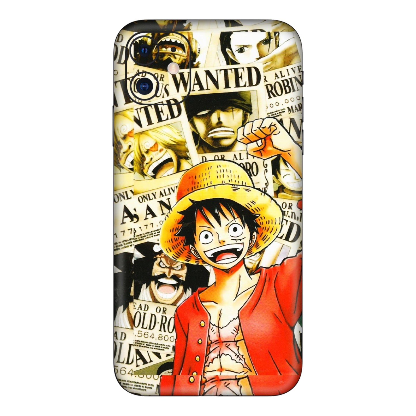 Apple iPhone Skins (All Models) - Luffy Anime - 3D Embossed Finish (L-177) iPhone 11