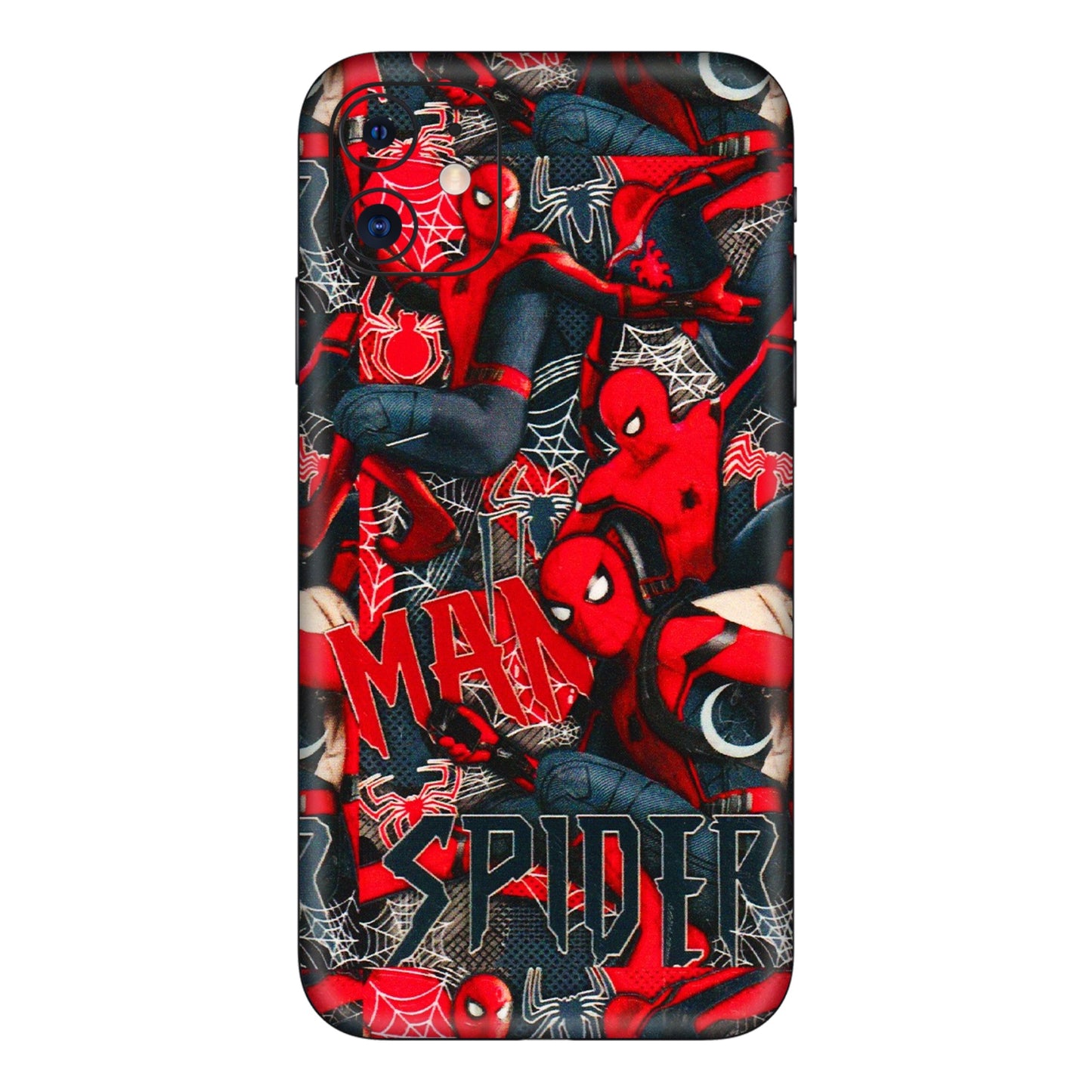 Apple iPhone Skins (All Models) - SpiderMan Cool - 3D Embossed Finish (L-188) iPhone 11