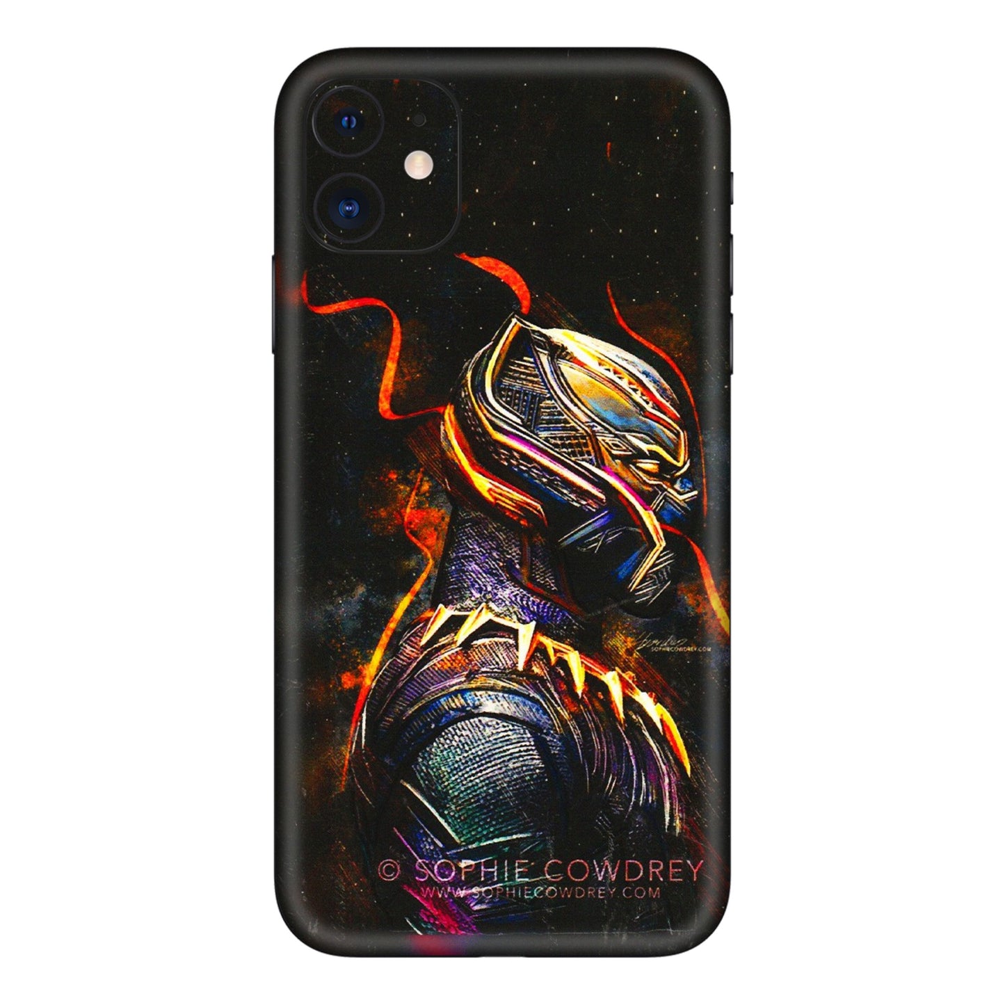 Apple iPhone Skins (All Models) - Black Panther - 3D Embossed Finish (L-190) iPhone 11