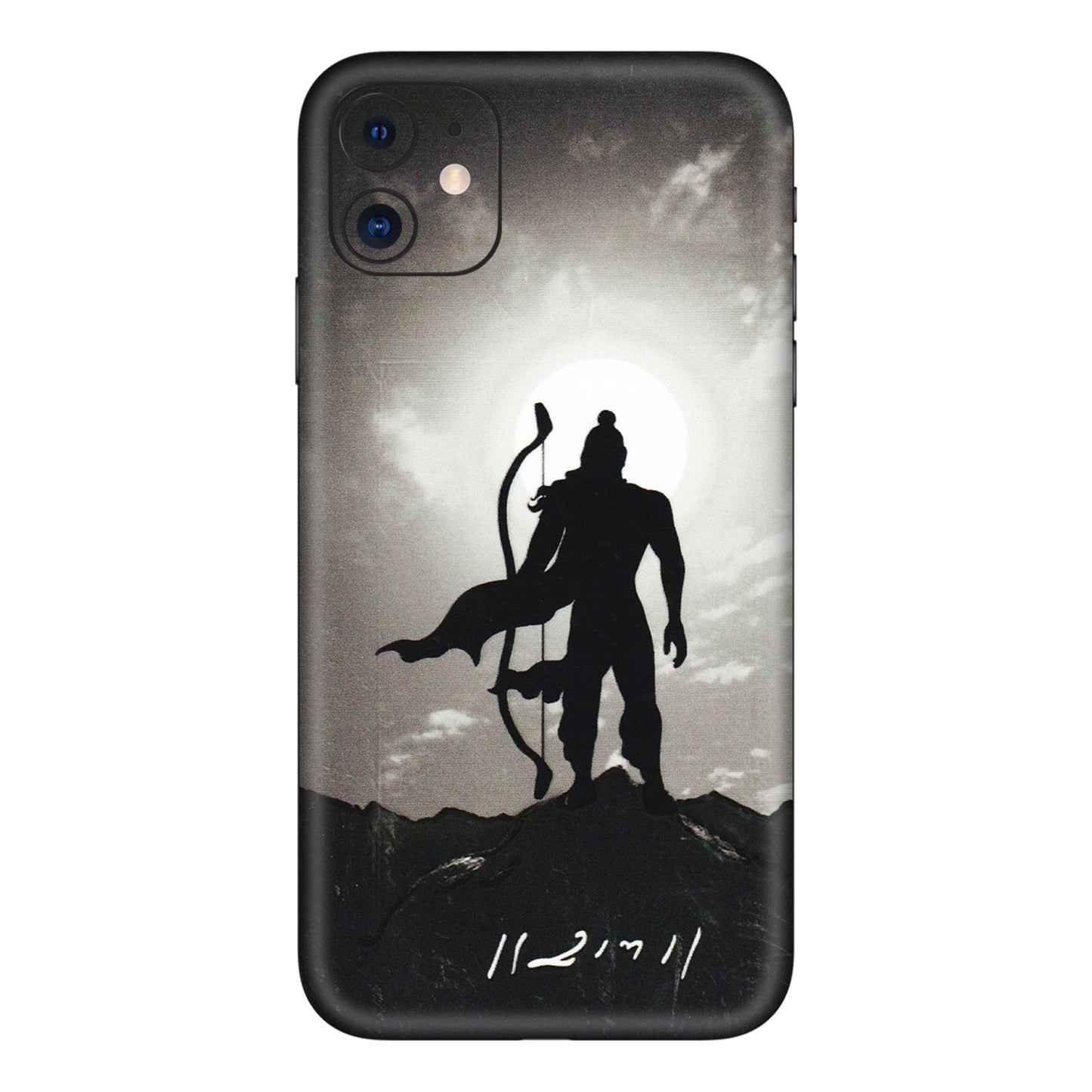 Apple iPhone Skins (All Models) - Jai Siya Ram - 3D Embossed Finish (L-200) iPhone 11