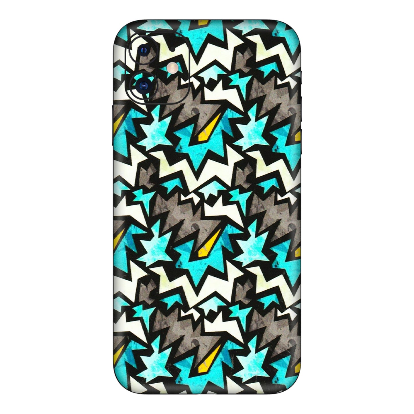 Apple iPhone Skins (All Models) - Funky Zig Zag - 3D Embossed Finish (L-223) iPhone 11
