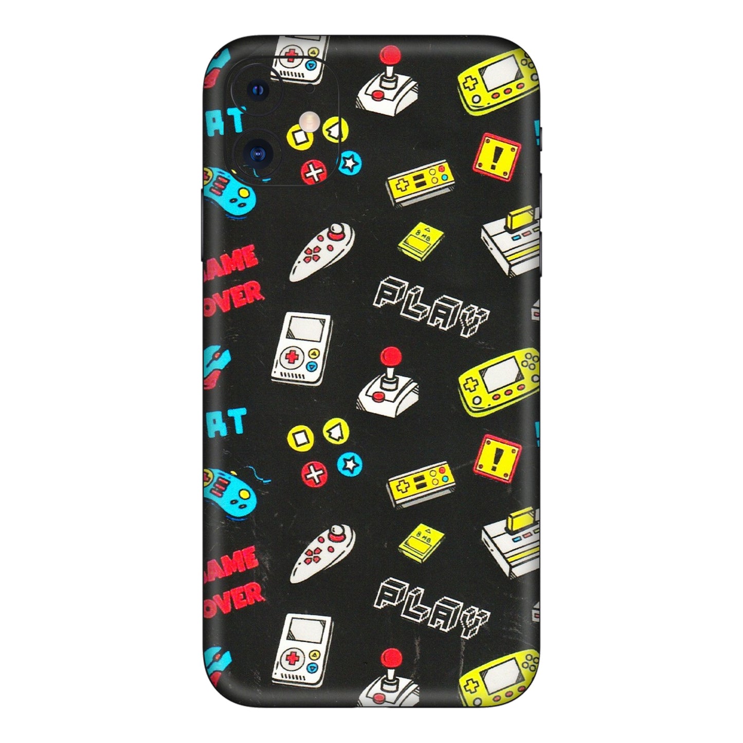 Apple iPhone Skins (All Models) - Gaming Doodles - 3D Embossed Finish (L-224) iPhone 11
