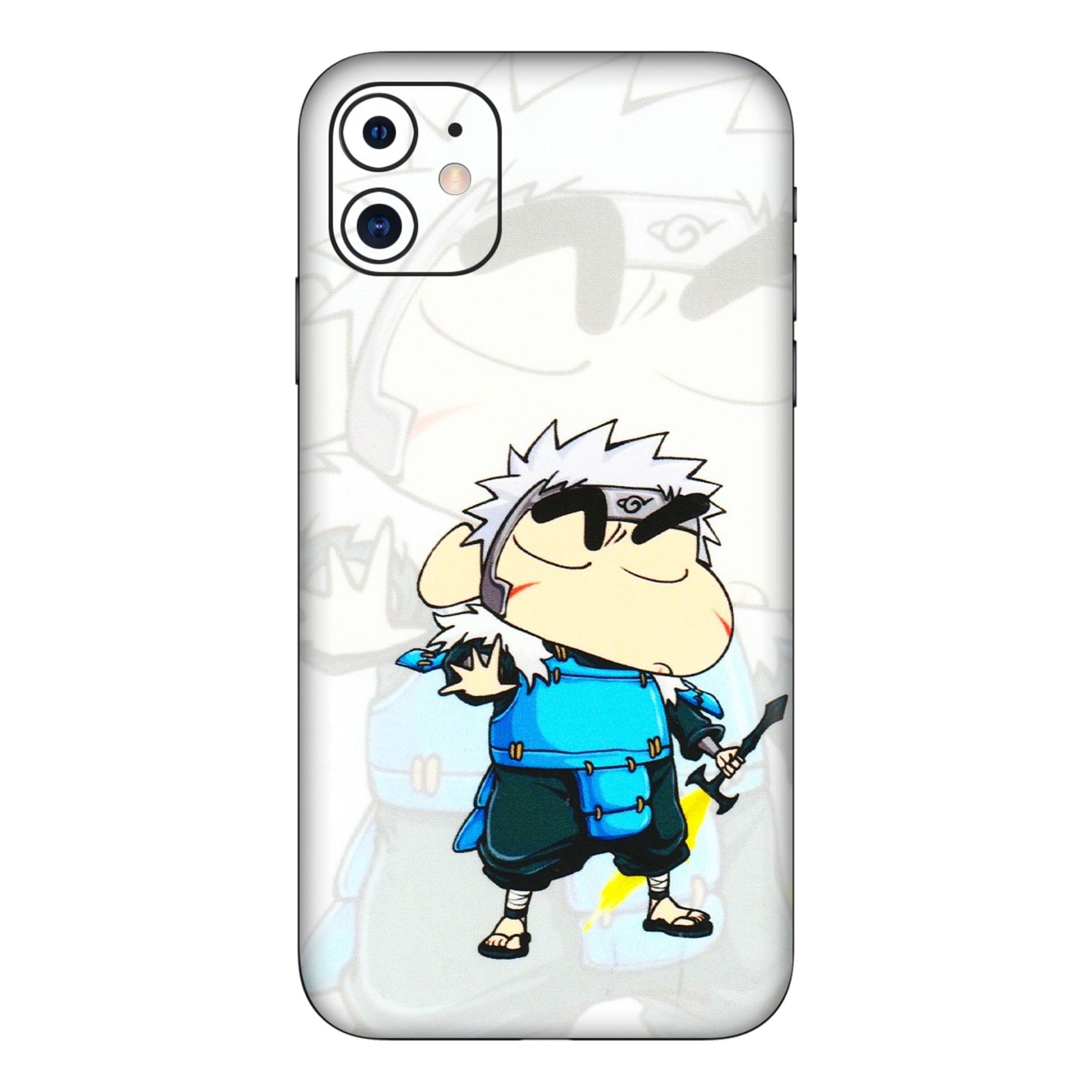 Apple iPhone Skins (All Models) - Angry Young Shinchan - 3D Embossed Finish (L-226) iPhone 11