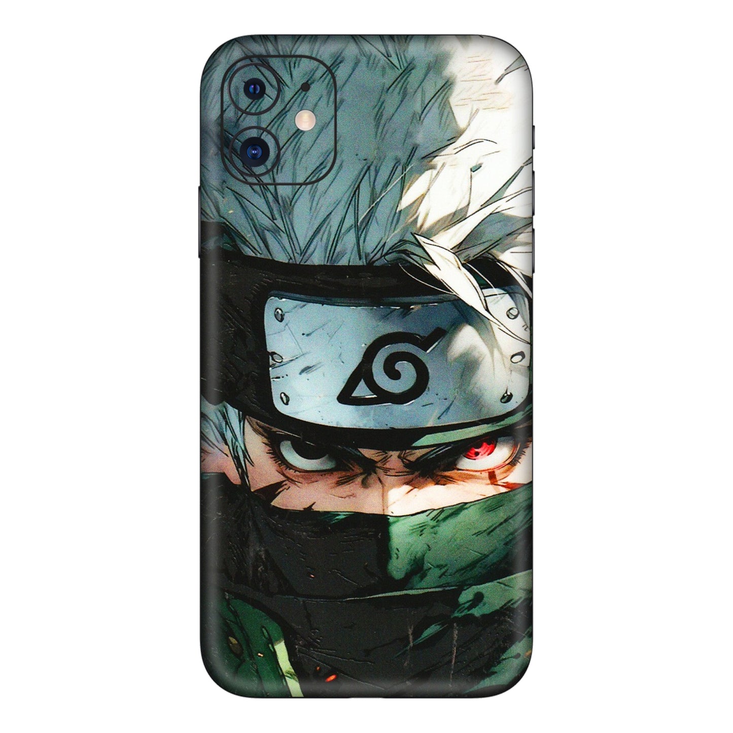Apple iPhone Skins (All Models) - Kakashi Red Eye Focus - 3D Embossed Finish (L-227) iPhone 11
