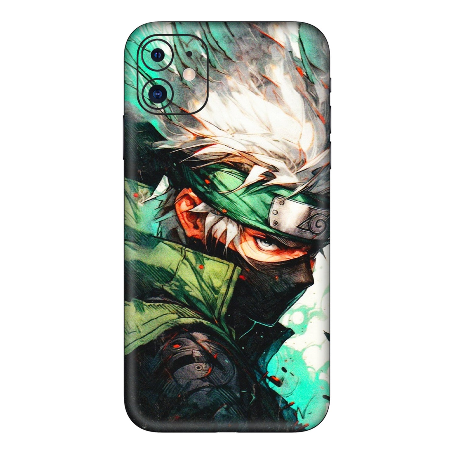 Apple iPhone Skins (All Models) - Kakashi Side Profile - 3D Embossed Finish (L-249) iPhone 11