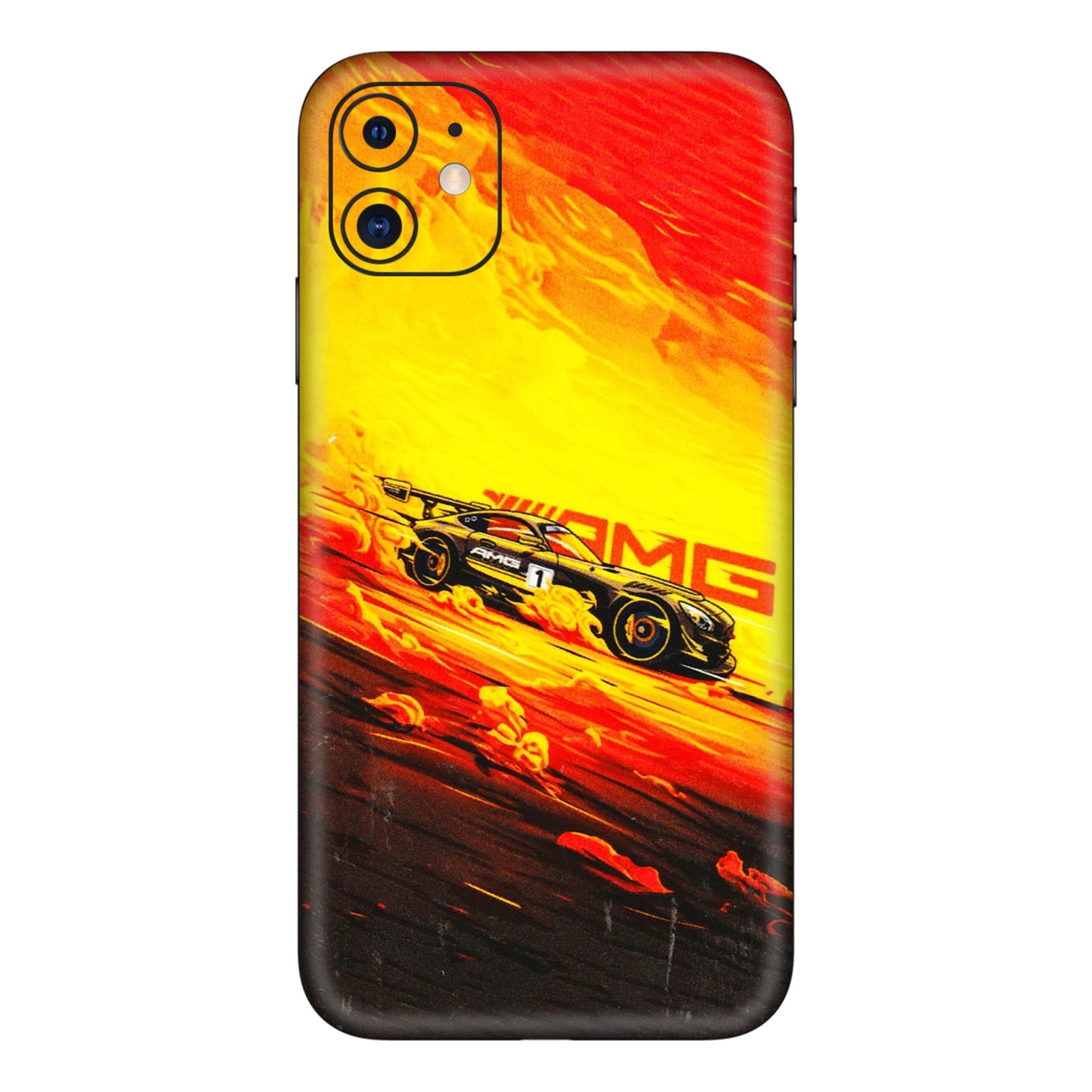 Apple iPhone Skins (All Models) - AMG Car Speed Cover - 3D Embossed Finish (L-256) iPhone 11