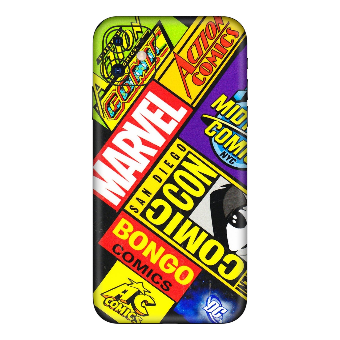 Apple iPhone Skins (All Models) - Bongo Comic Con - 3D Embossed Finish (L-325) iPhone 11