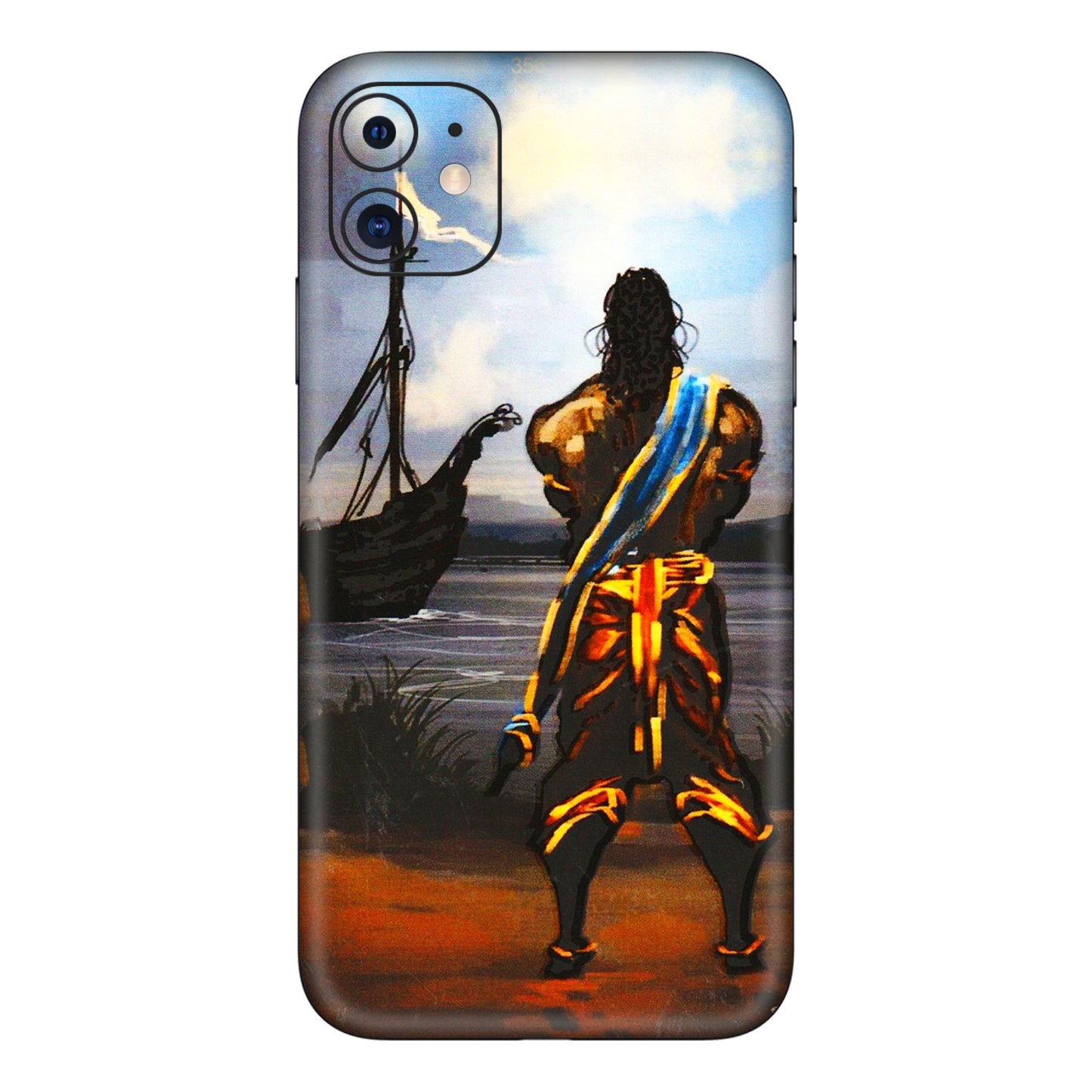 Apple iPhone Skins (All Models) - Heavenly God Figure - 3D Embossed Finish (L-34) iPhone 11