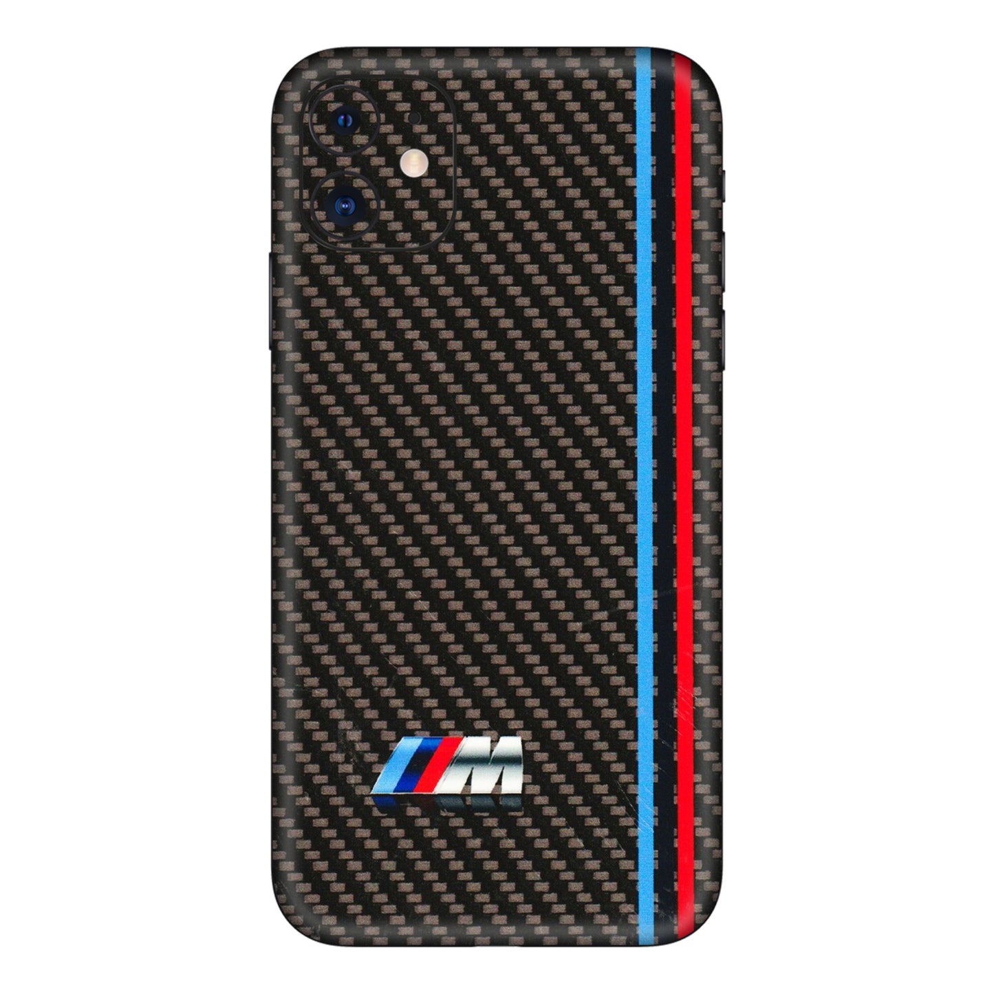 Apple iPhone Skins (All Models) - BM Carbon Fiber Feels - 3D Embossed Finish (L-38) iPhone 11