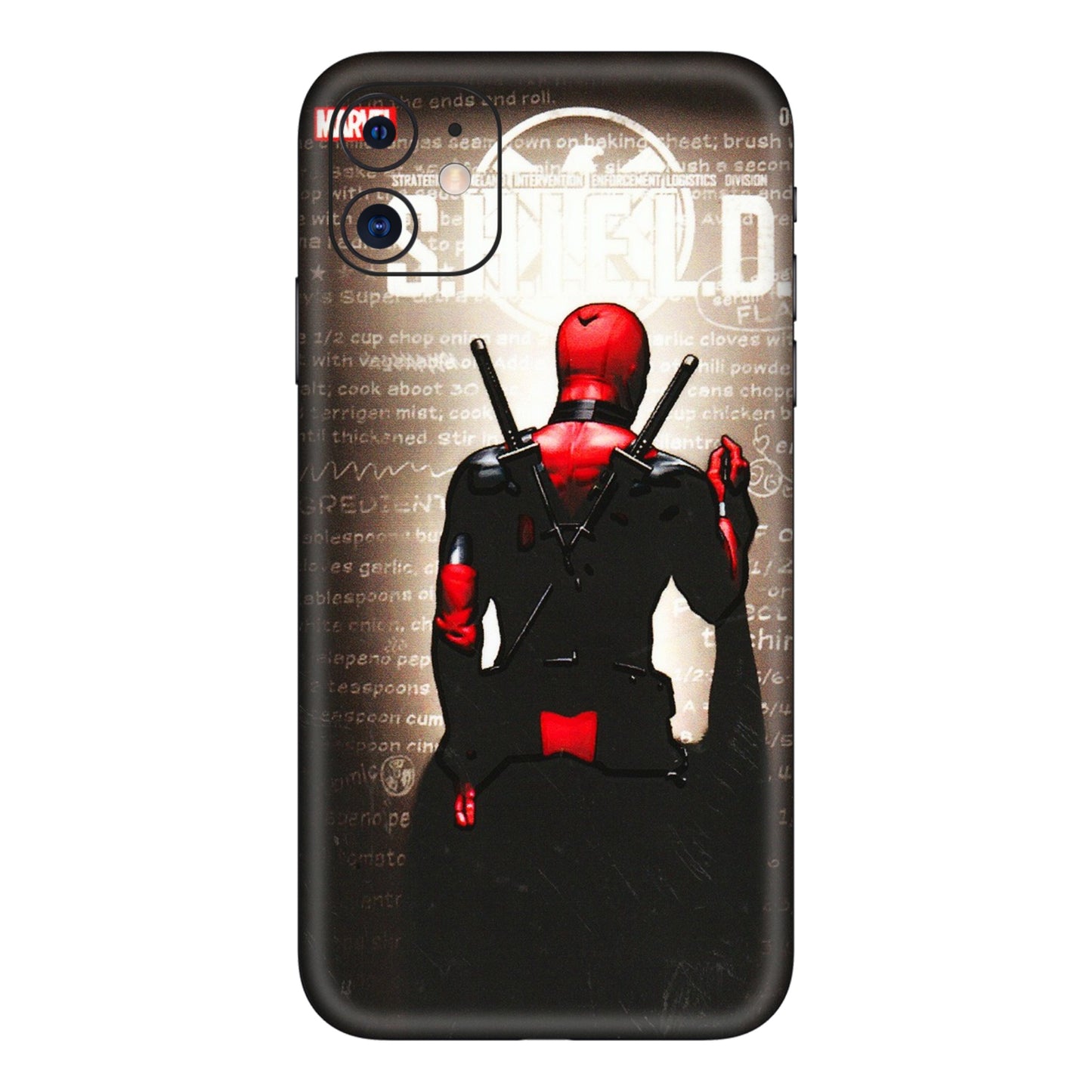 Apple iPhone Skins (All Models) - Deadpool - 3D Embossed Finish (L-56) iPhone 11