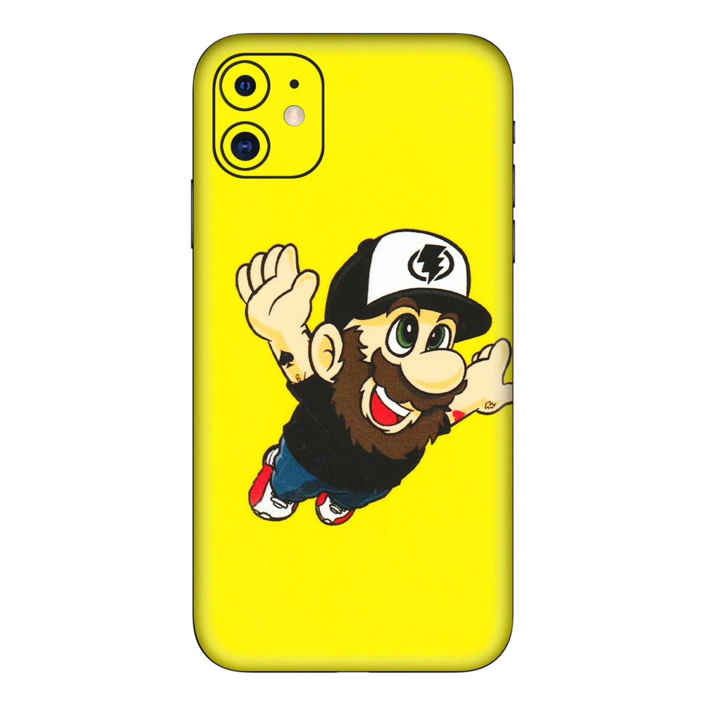 Apple iPhone Skins (All Models) - Flying Beardo - 3D Embossed Finish (L-60) iPhone 11