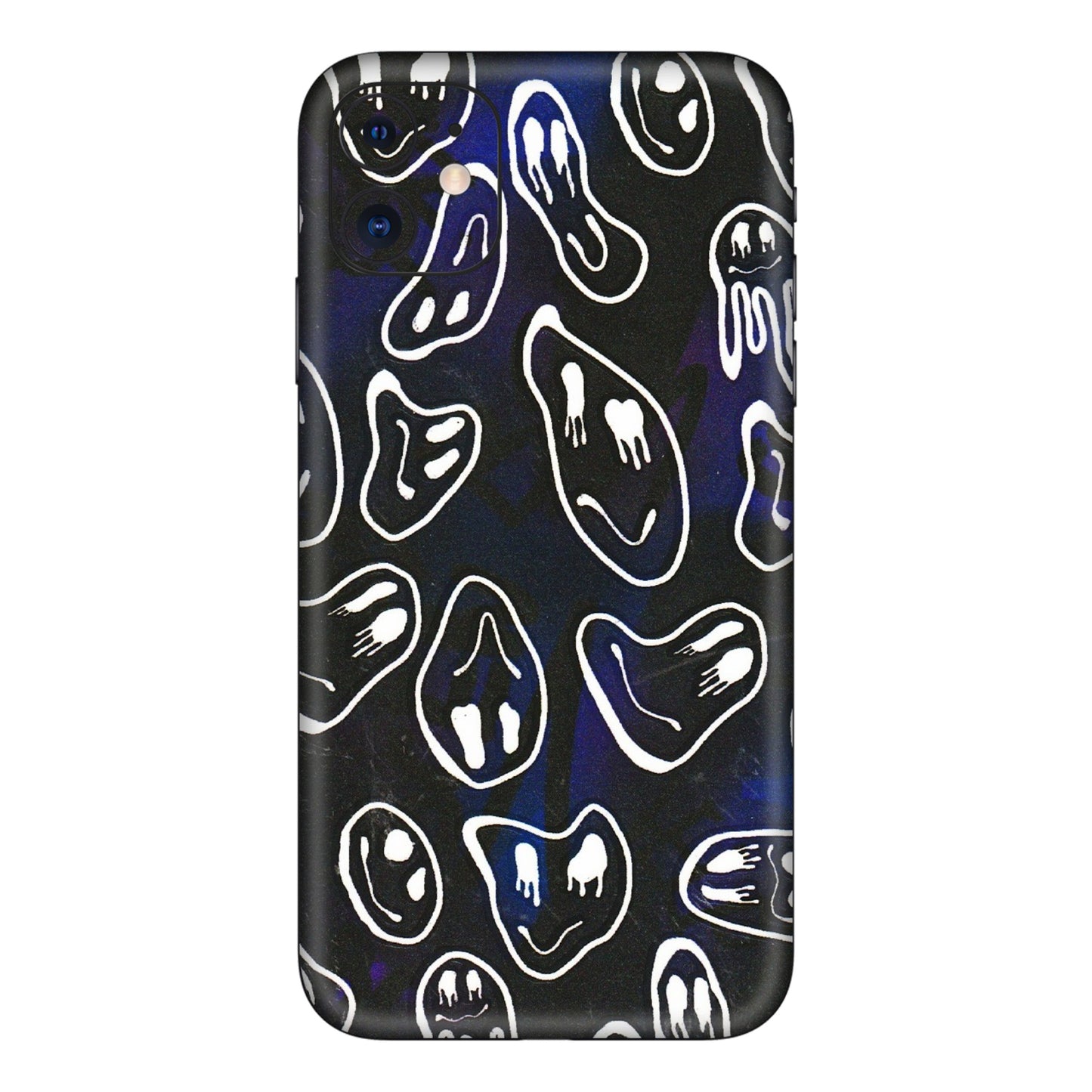 Apple iPhone Skins (All Models) - Distorted Smileys - 3D Embossed Finish (L-92) iPhone 11
