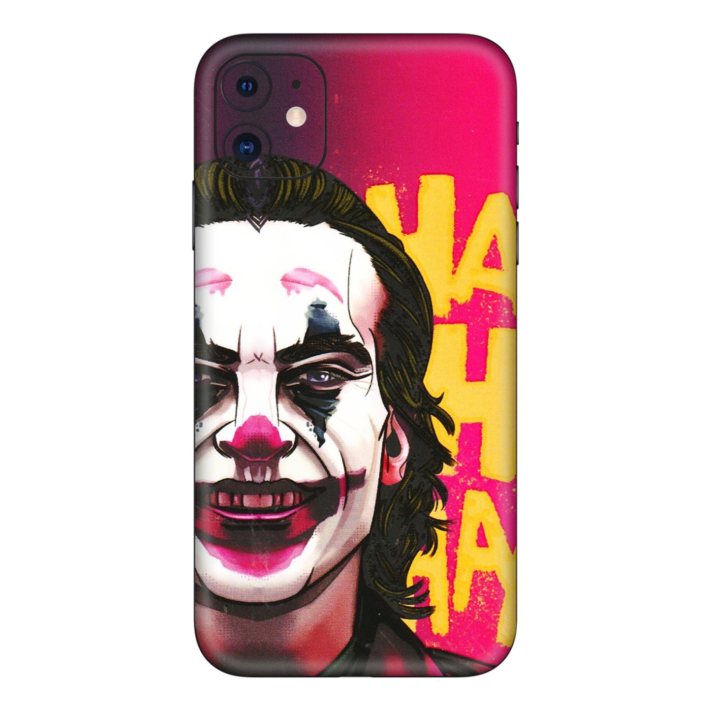 Apple iPhone Skins (All Models) - Joker Evil Laugh - 3D Embossed Finish (L-97) iPhone 11