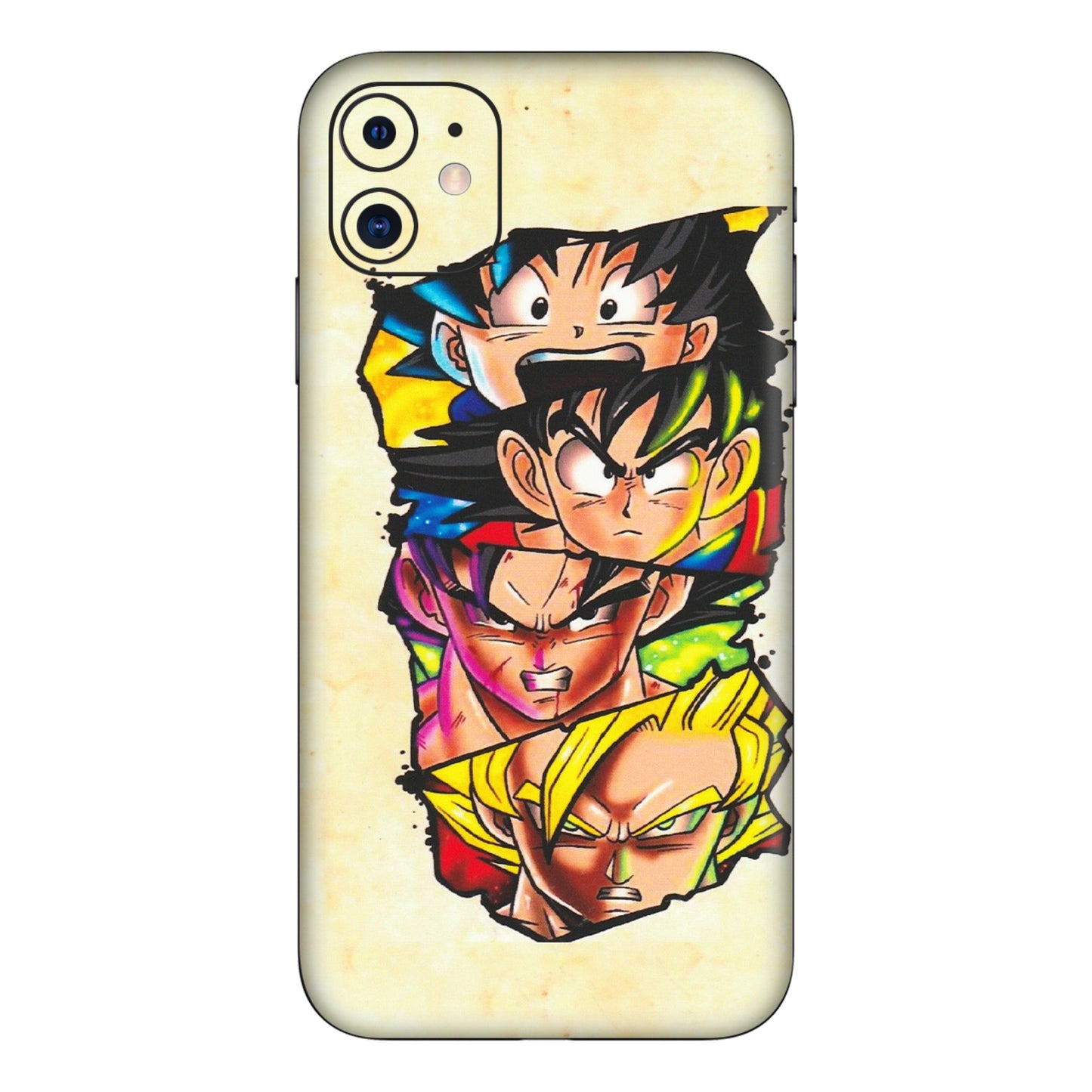 Apple iPhone Skins (All Models) - Angry Multi Anime - Matte Finish (M-113) iPhone 11