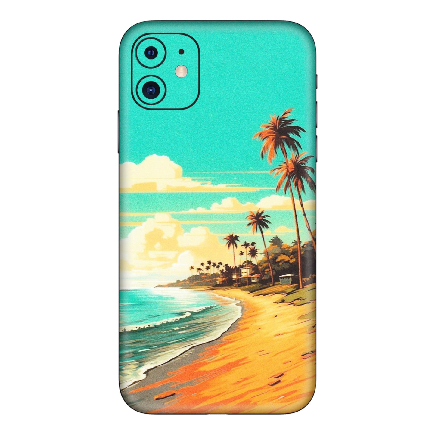 Apple iPhone Skins (All Models) - Miami Beach - Matte Finish (M-136) iPhone 11