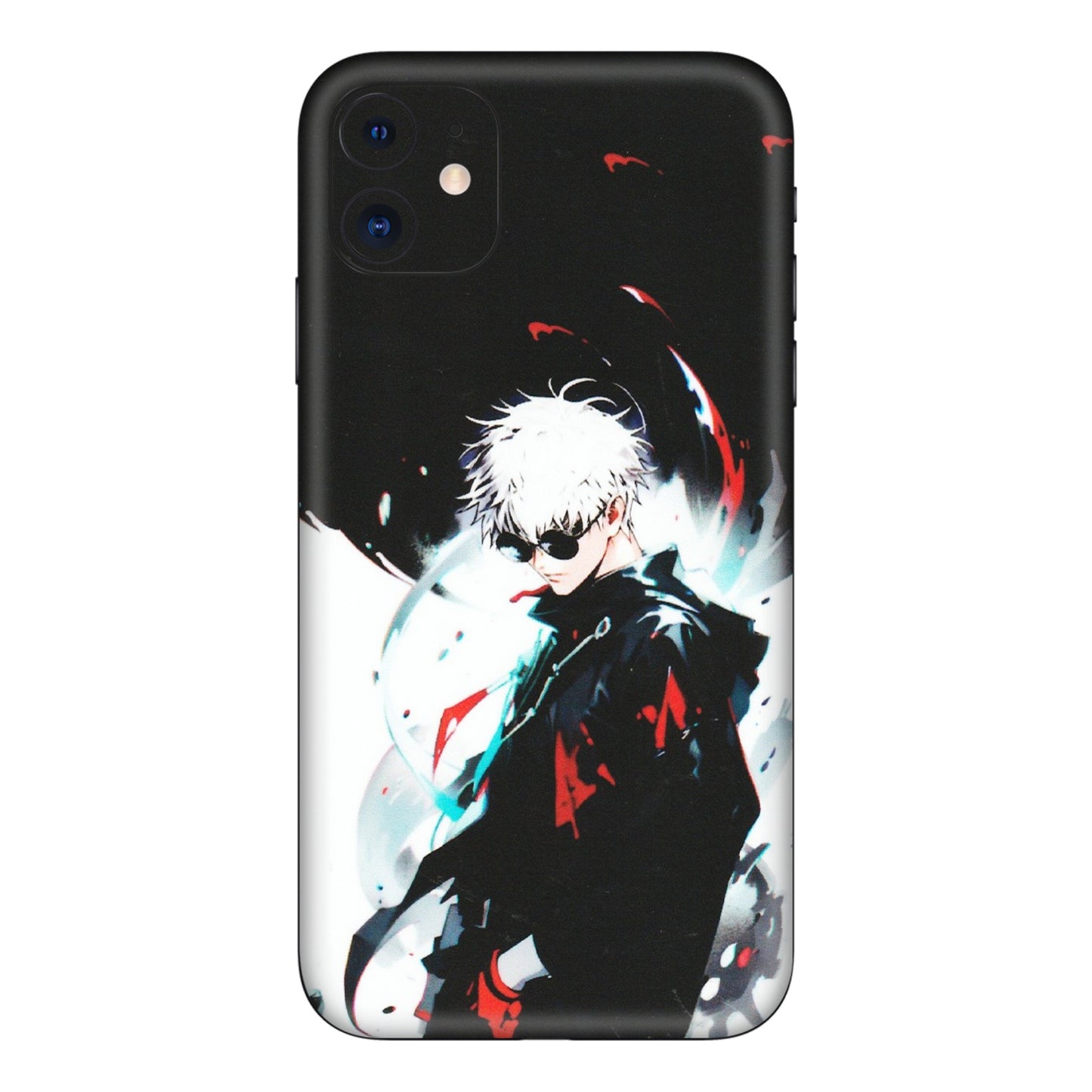 Apple iPhone Skins (All Models) - Gojo Powerful Charater Kaisen Anime - Matte Finish (M-144) iPhone 11