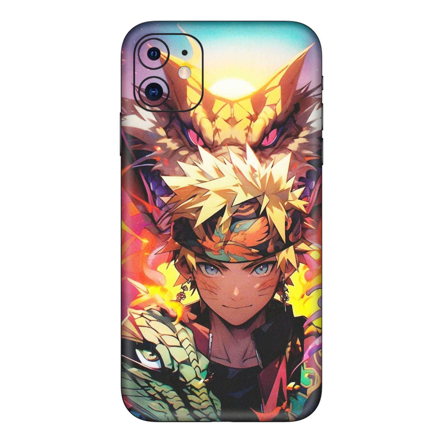 Apple iPhone Skins (All Models) - Angry Naruto Anime - Matte Finish (M-148) iPhone 11