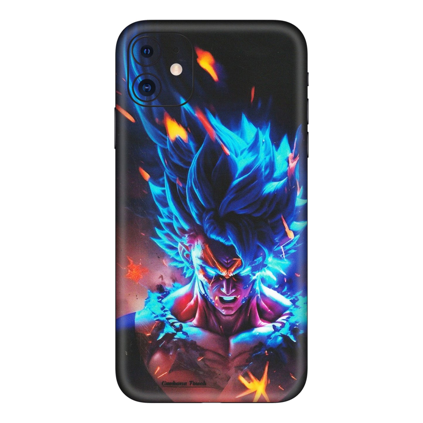 Apple iPhone Skins (All Models) - Angry Goku Dragon Ball Anime - Matte Finish (M-150) iPhone 11