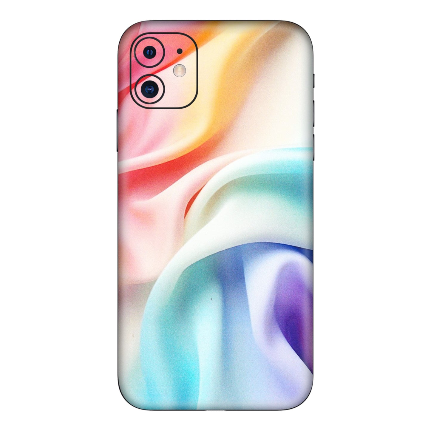 Apple iPhone Skins (All Models) - Colourful Silk Cloth - Matte Finish (M-165) iPhone 11