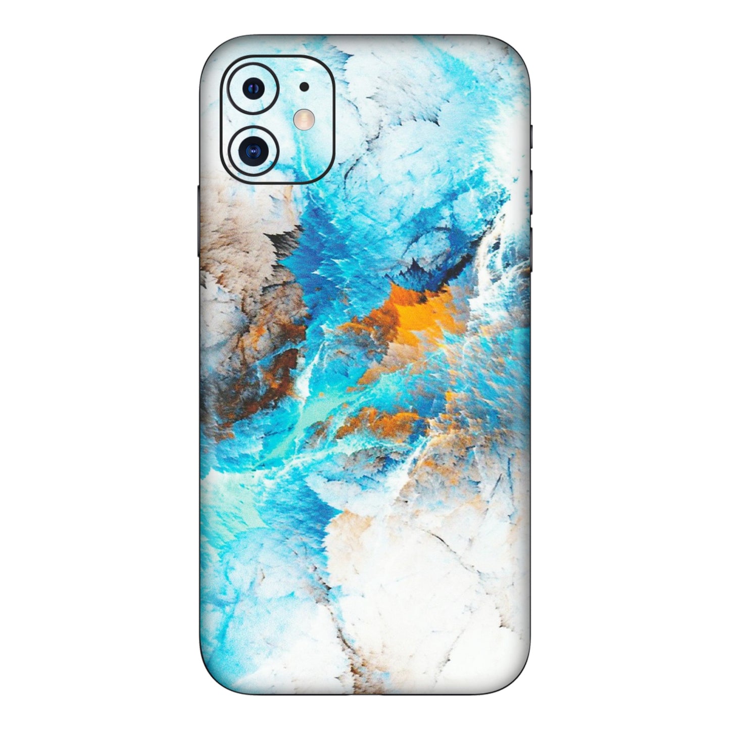 Apple iPhone Skins (All Models) - Blue Waves Abstract - Matte Finish (M-19) iPhone 11