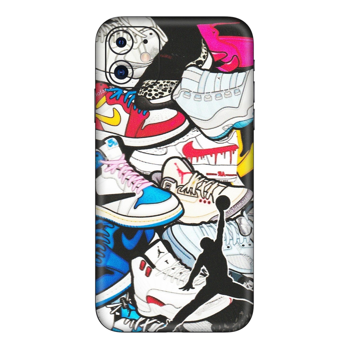 Apple iPhone Skins (All Models) - Jordan Sneakers Fan - Matte Finish (M-80) iPhone 11