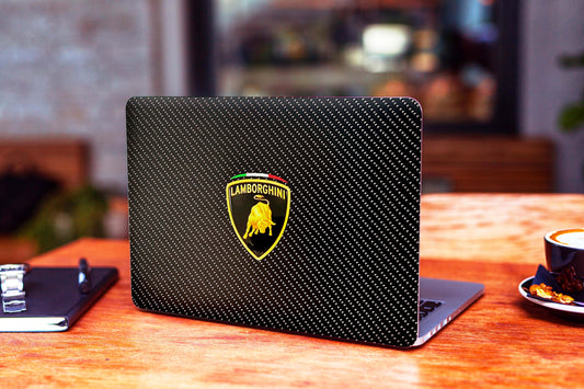 Lambo Brand Dotted With Logo 3D Textured Laptop Skin