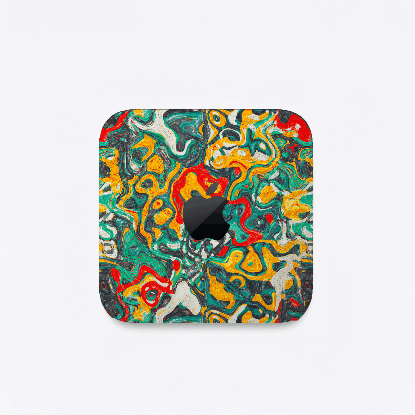 Colorful Liquid Paint Matte Finish Skin For Mac Mini M4/M2/M1