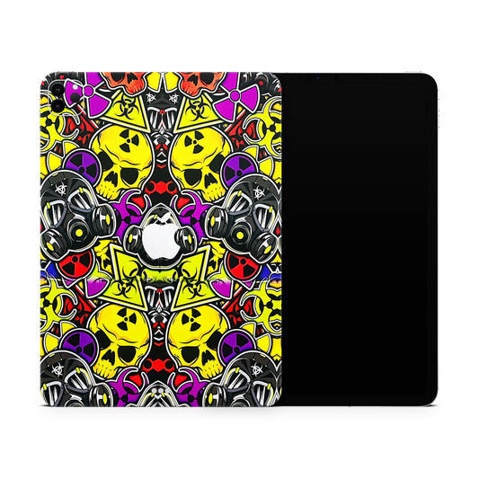 Toxic Mask 3D Textured Finish Skin For iPad/Tablet