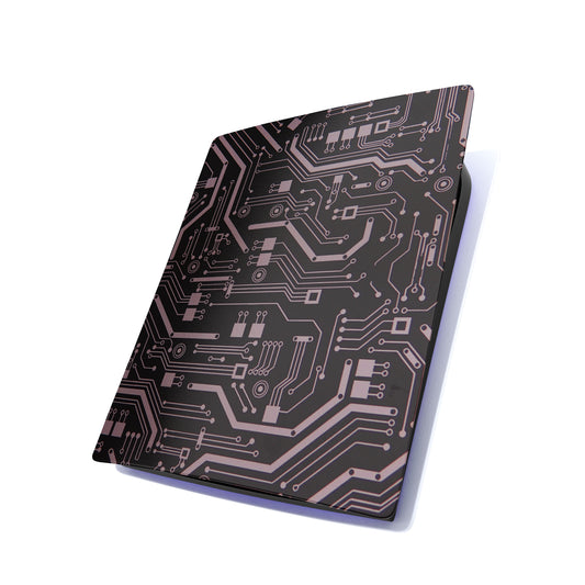 Black Tech Circuit Play Station 5 Matte Finish Skin