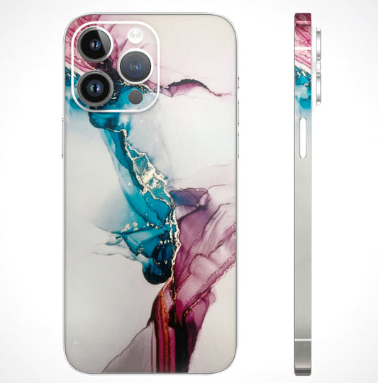Elegant Marble Matte Finish Phone Skin
