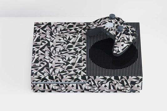 Xbox Series S Colourfull Black And White Tiles Matte Finish Skin