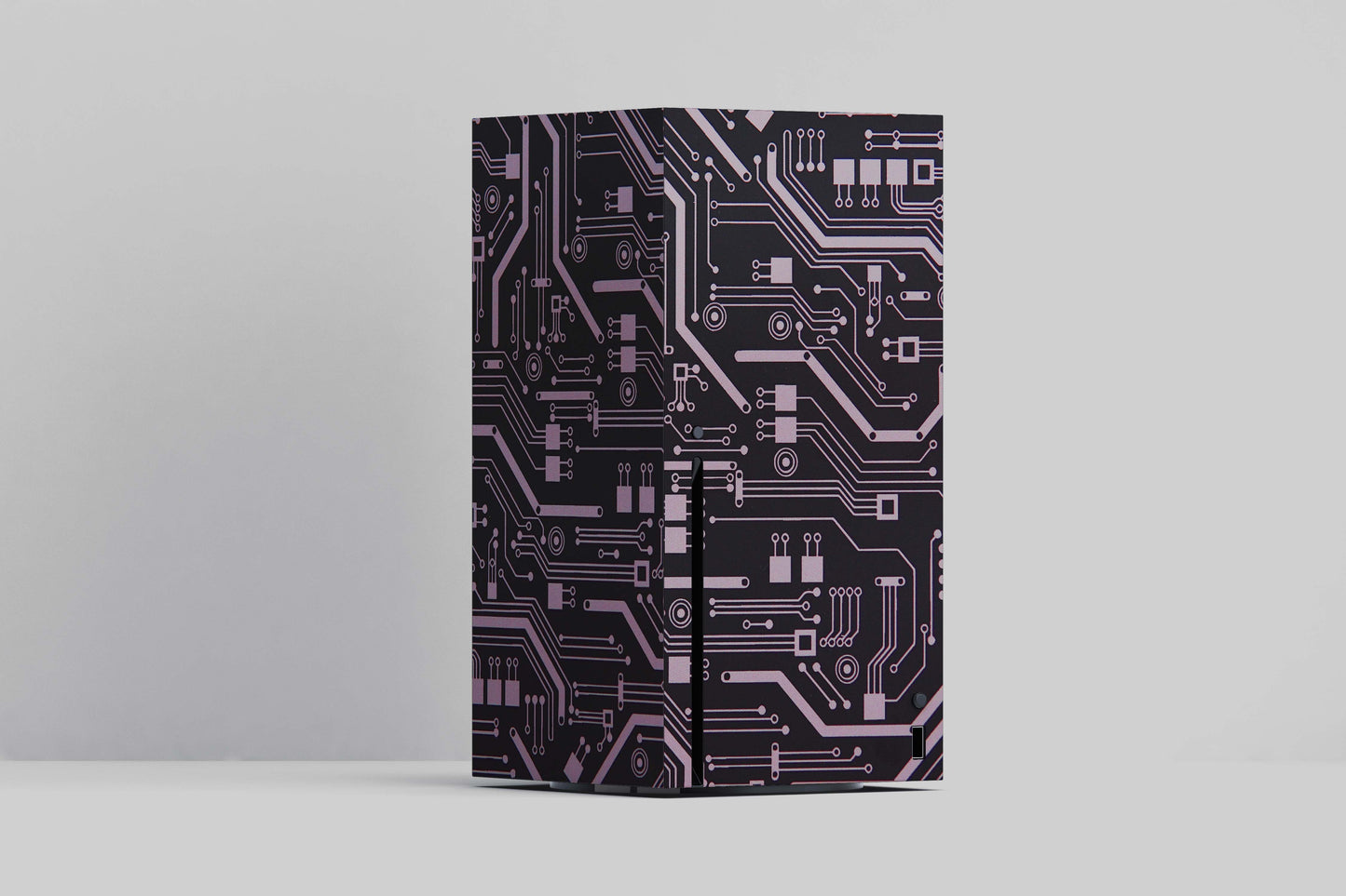 Xbox Series X Black Tech Circuit Matte Finish Skin