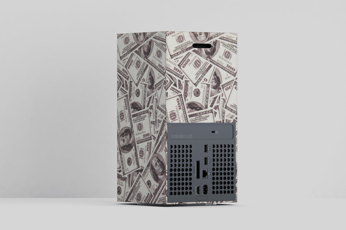 Xbox Series X I Love Dollar Matte Finish Skin