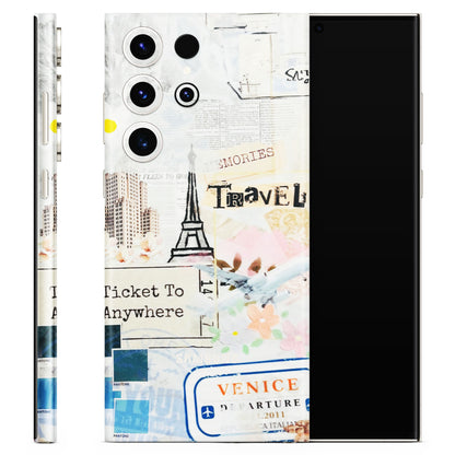 Tranzy Series Travel Memories Matte Finish Phone Skin